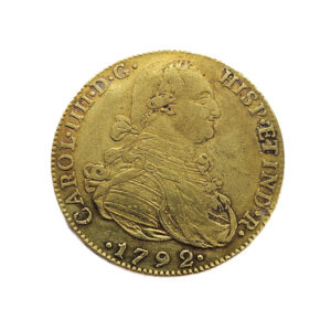 Colombia 8 Escudos 1792 - NR Carlos IV