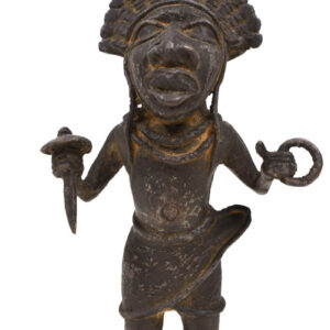 Warrior Figure - Bronze - Edo - Benin