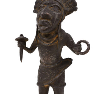 Warrior Figure - Bronze - Edo - Benin