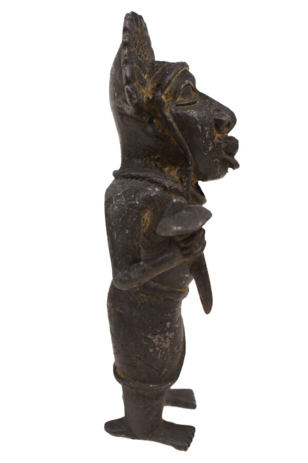 Warrior Figure - Bronze - Edo - Benin