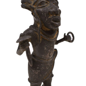 Warrior Figure - Bronze - Edo - Benin