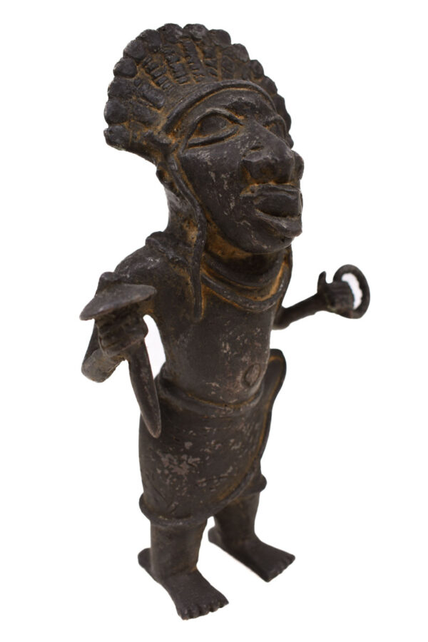 Warrior Figure - Bronze - Edo - Benin