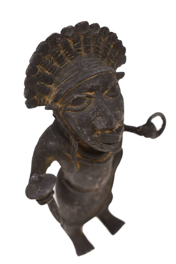 Warrior Figure - Bronze - Edo - Benin