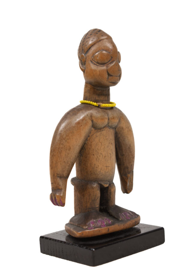 Venavi figure - Wood, Beads - Ewe - Togo