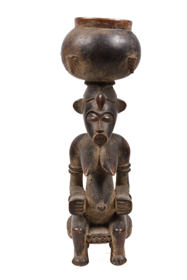 Bowl barier figure - Wood - Senufo - Ivory Coast