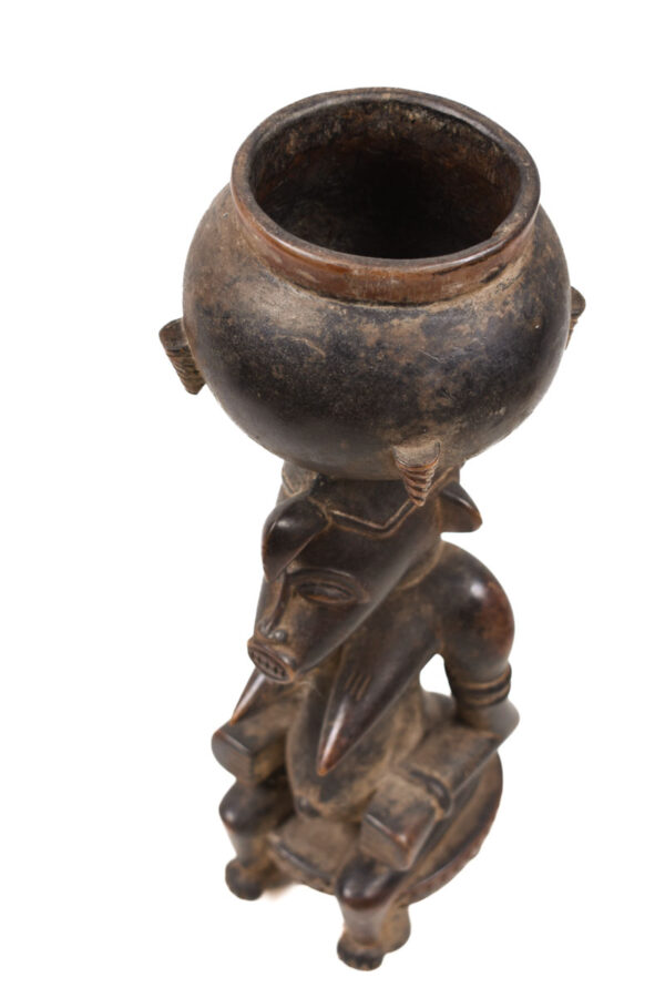 Bowl barier figure - Wood - Senufo - Ivory Coast