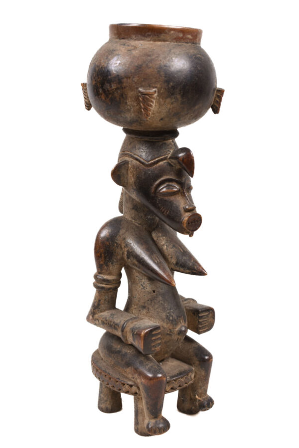 Bowl barier figure - Wood - Senufo - Ivory Coast