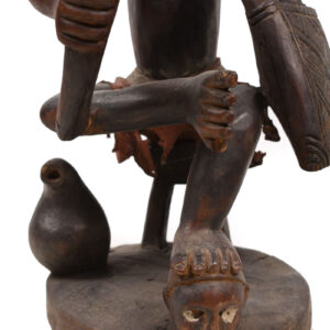 Ancestor Figure - Wood, Glass - Yombe - Congo