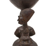 Divination bowl figure - Wood - Yoruba - Nigeria