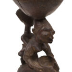 Divination bowl figure - Wood - Yoruba - Nigeria