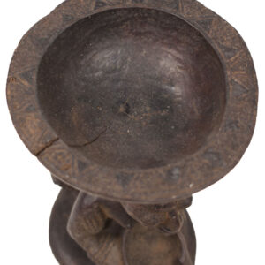 Divination bowl figure - Wood - Yoruba - Nigeria