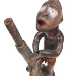 Figure - Wood, Glass, Metal - Yombe - Congo