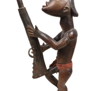 Figure - Wood, Glass, Metal - Yombe - Congo