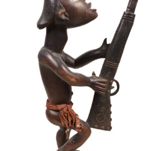 Figure - Wood, Glass, Metal - Yombe - Congo