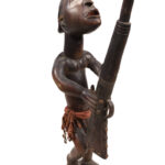 Figure - Wood, Glass, Metal - Yombe - Congo