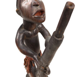 Figure - Wood, Glass, Metal - Yombe - Congo