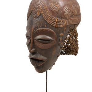 Circumcision Mask - Wood - Lulua - Congo DRC