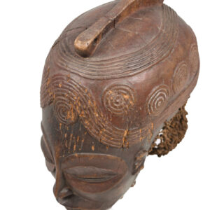 Circumcision Mask - Wood - Lulua - Congo DRC