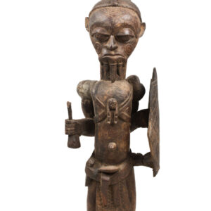 Ancestor figure - Wood- Bena Lulua- DR Congo