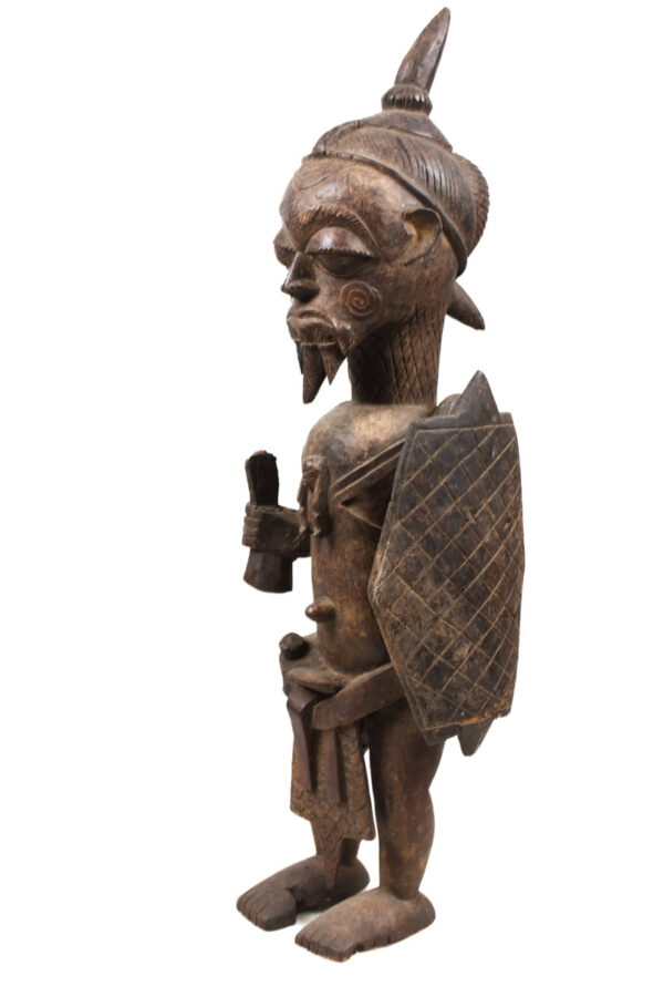 Ancestor figure - Wood- Bena Lulua- DR Congo