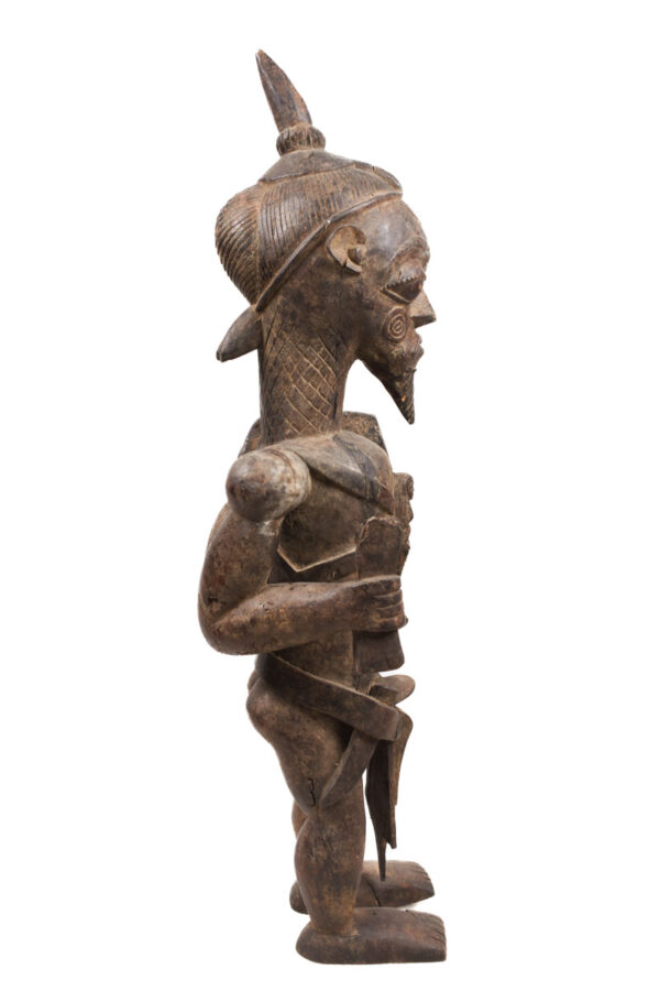Ancestor figure - Wood- Bena Lulua- DR Congo