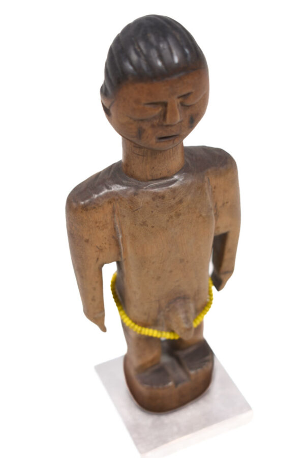 Venavi figure - Wood, Beads - Ewe - Togo