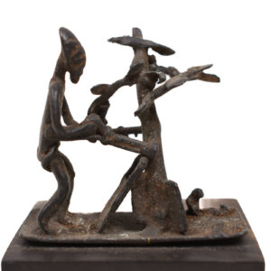 Goldweight figure - Bronze - Ashanti - Ghana