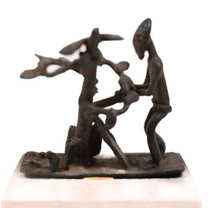 Goldweight figure - Bronze - Ashanti - Ghana