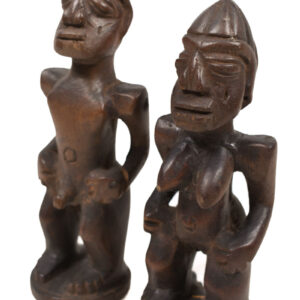 Ibeji Twin Figures - Wood - Yoruba - Nigeria