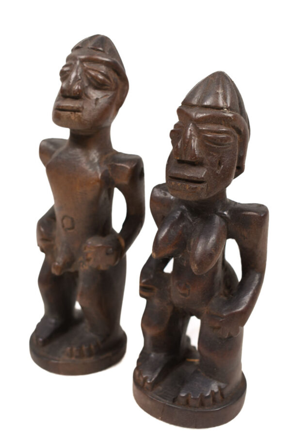 Ibeji Twin Figures - Wood - Yoruba - Nigeria