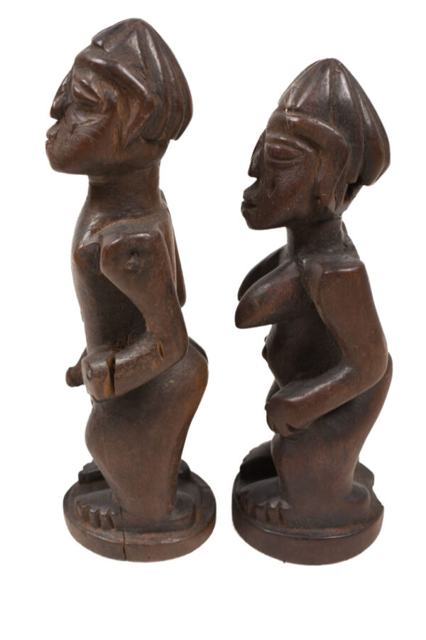 Ibeji Twin Figures - Wood - Yoruba - Nigeria