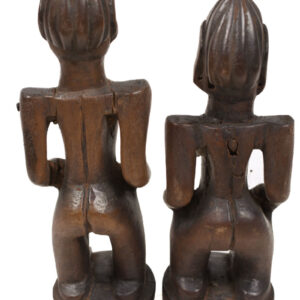 Ibeji Twin Figures - Wood - Yoruba - Nigeria