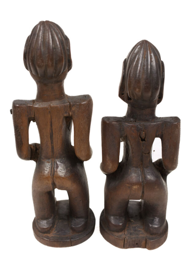 Ibeji Twin Figures - Wood - Yoruba - Nigeria