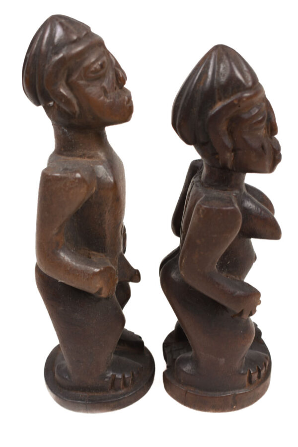 Ibeji Twin Figures - Wood - Yoruba - Nigeria