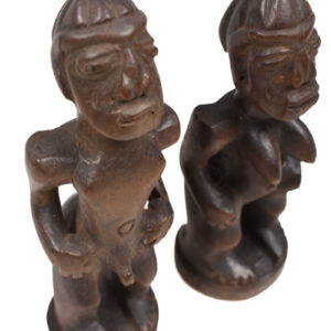 Ibeji Twin Figures - Wood - Yoruba - Nigeria