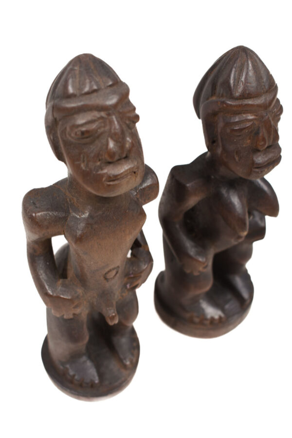 Ibeji Twin Figures - Wood - Yoruba - Nigeria