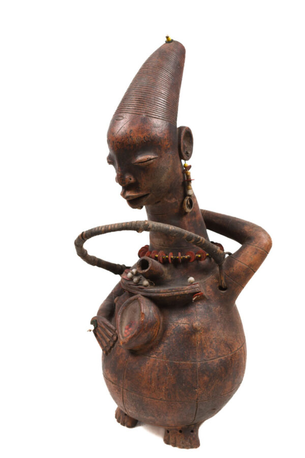 Terracotta Jar Figure - Mangbetu - DR Congo