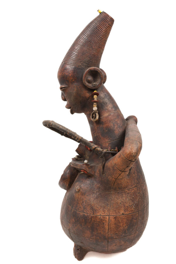 Terracotta Jar Figure - Mangbetu - DR Congo