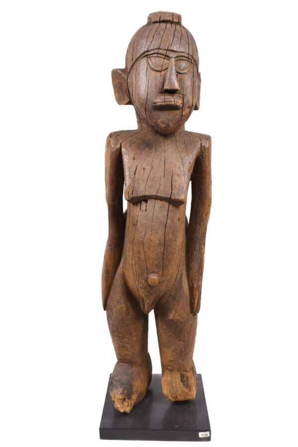Ancestor Figure - Wood - Lobi - Burkina Faso - Karl Ferdinand Schädler certificate