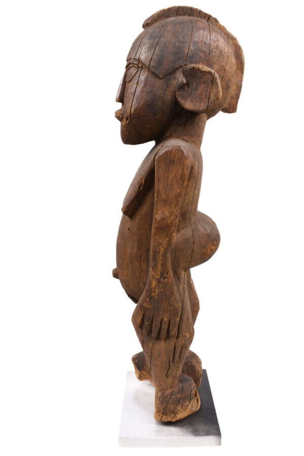 Ancestor Figure - Wood - Lobi - Burkina Faso - Karl Ferdinand Schädler certificate