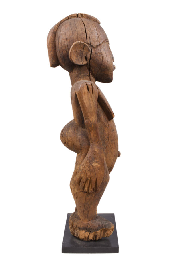 Ancestor Figure - Wood - Lobi - Burkina Faso - Karl Ferdinand Schädler certificate