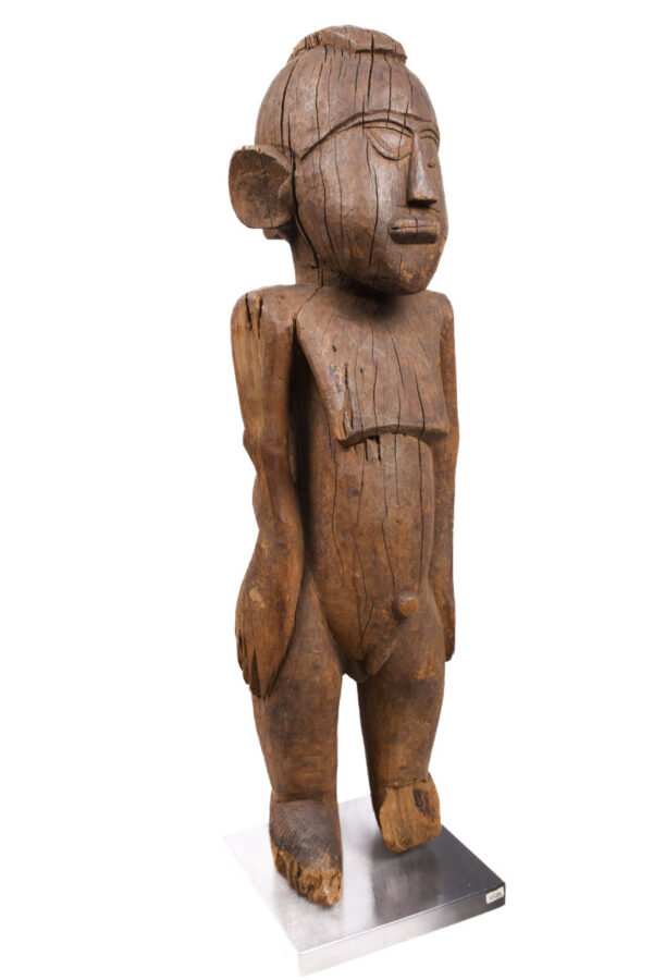 Ancestor Figure - Wood - Lobi - Burkina Faso - Karl Ferdinand Schädler certificate