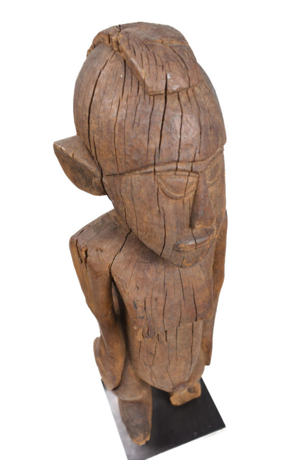 Ancestor Figure - Wood - Lobi - Burkina Faso - Karl Ferdinand Schädler certificate