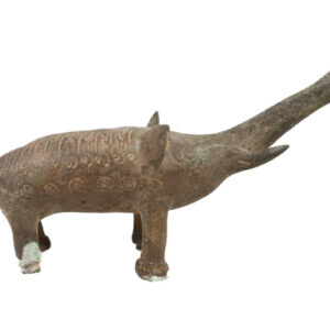 Elephant Figure - Bronze - Edo - Benin