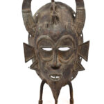 Mask - Bronze - Kpeliye - Senufo - Ivory Coast