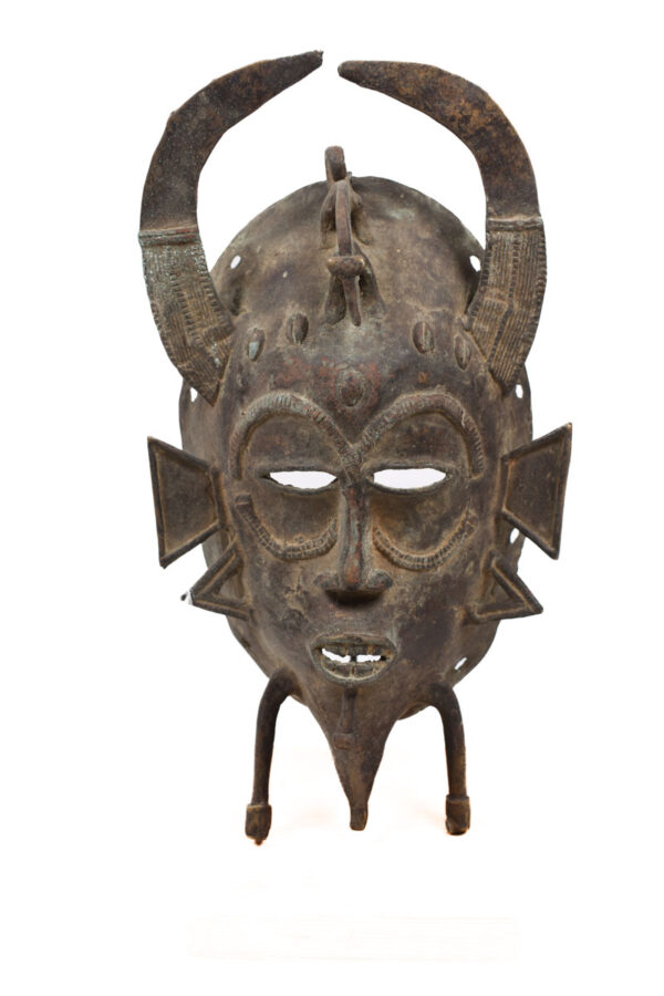 Mask - Bronze - Kpeliye - Senufo - Ivory Coast