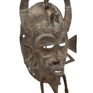 Mask - Bronze - Kpeliye - Senufo - Ivory Coast