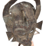 Mask - Bronze - Kpeliye - Senufo - Ivory Coast