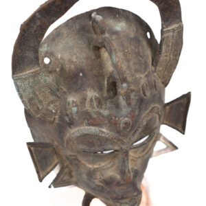 Mask - Bronze - Kpeliye - Senufo - Ivory Coast