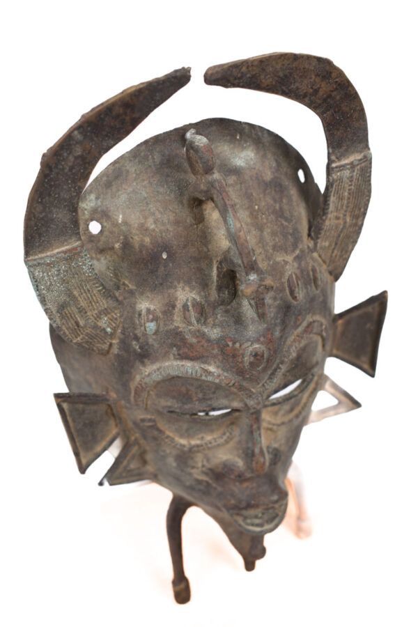 Mask - Bronze - Kpeliye - Senufo - Ivory Coast